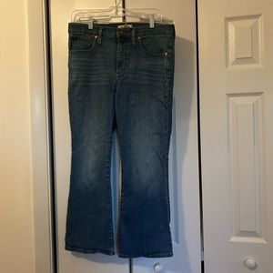Madewell cali demi boot flare jeans size 30